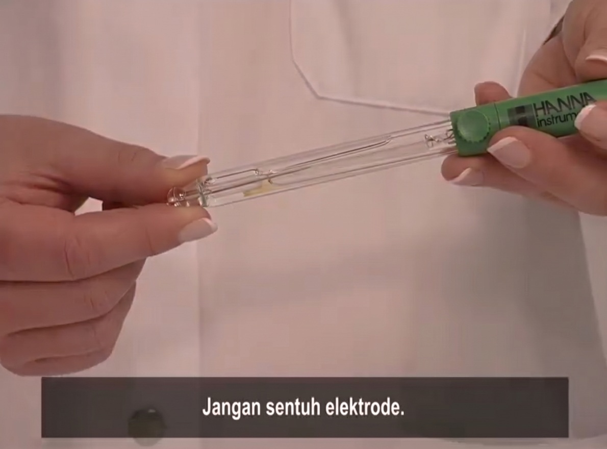 ph electrode hanna instruments do not touch
