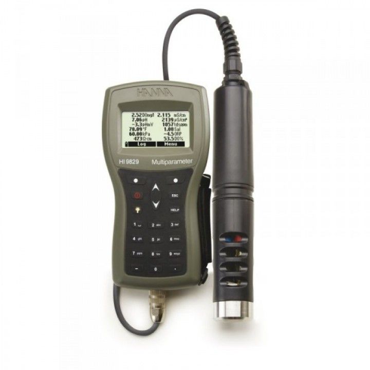 HI9829-03042 Multiparameter - Logging Probe - pH / ORP / EC / TDS / Salinity / DO / Turbidity / Temp