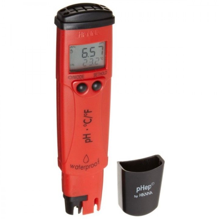 HI98128 pH/°C-Tester (0.01 pH resolution) - waterproof