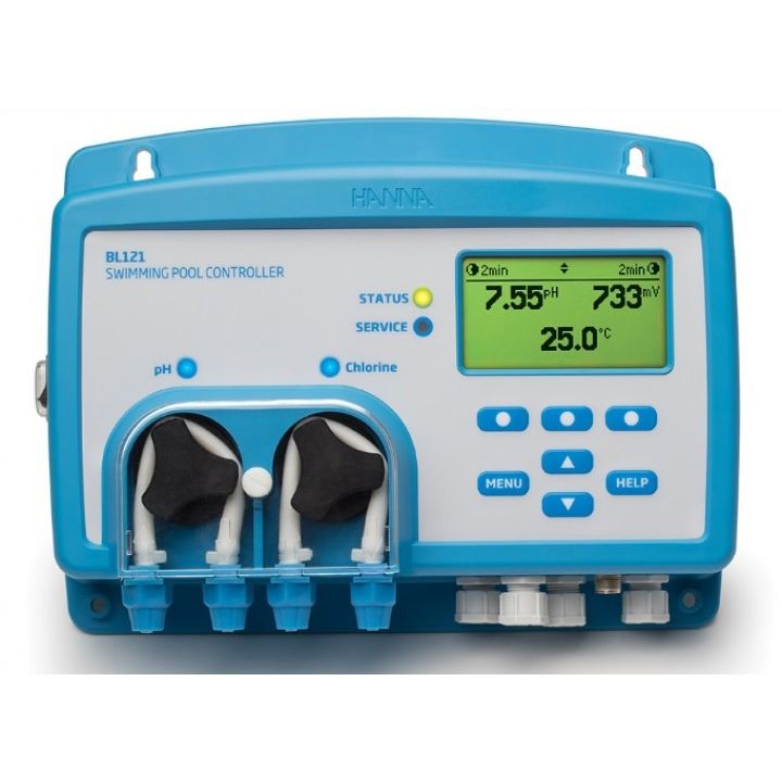 BL120, BL121, BL122 & BL123 Swimming Pool Controllers Automatic pH, ORP & Chlorine Dosing System