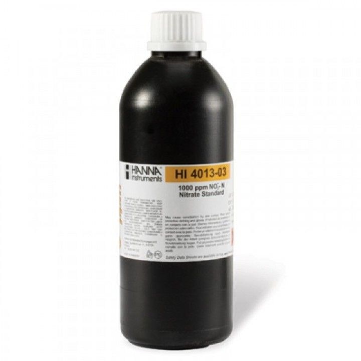 HI4013-03 ISE 1000 mg/L (ppm) Nitrate Std , 500 ml Bottle