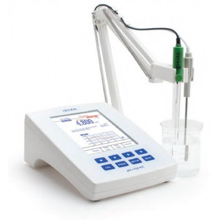 HI5522 RESEARCH GRADE ISE/pH/ORP/°C - EC/TDS/Salinity - 2 Channel Benchtop