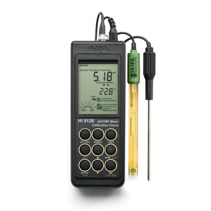  HI9126 Waterproof Portable pH/mV Meter with CAL Check™