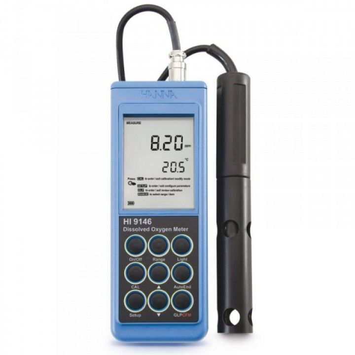 HI9146 Dissolved Oxygen / °C - Meter (0 to 45 mg/L)