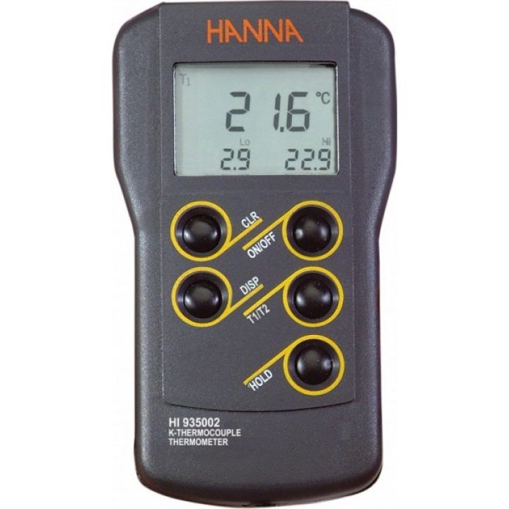 HI935002 K-Type Handheld-Thermometer - 2-Channel