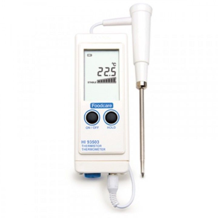 HI93503 FOODCARE Thermometer, Waterproof, incl. HI 765PWL