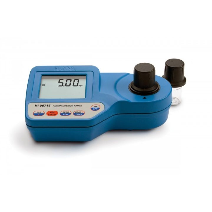 HI96715 Ammonia MR 0.00-9.99 mg/L (NH³-N) - Photometer mobile