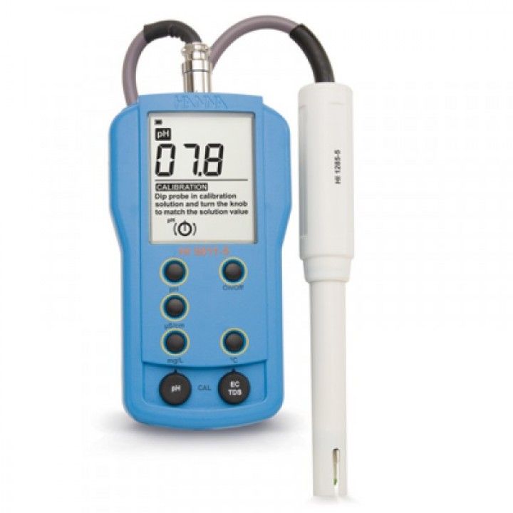 HI9811-5 Multiparameter pH/EC/TDS/°C - EC to 6.000 mS/cm