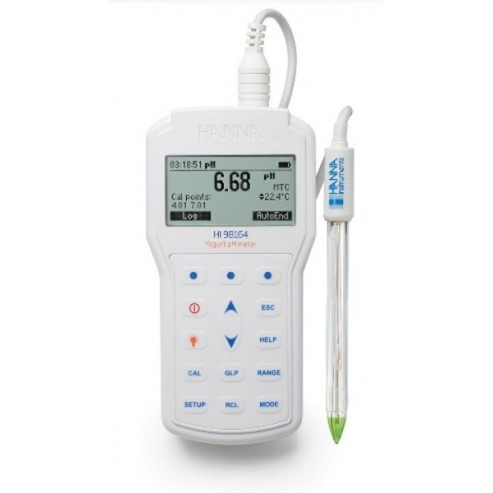 HI98164 Professional Portable Yogurt pH Meter
