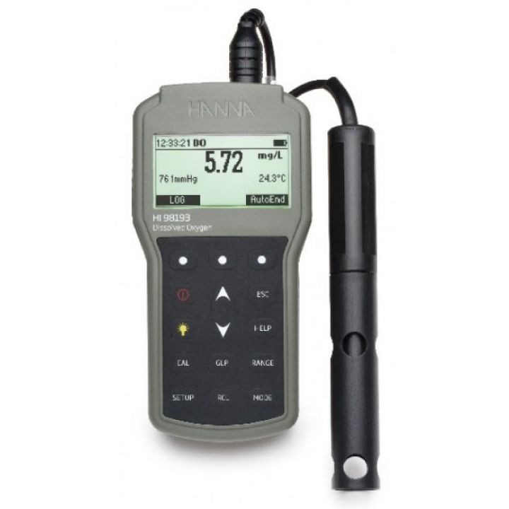 HI98193 Waterproof Portable Dissolved Oxygen and BOD Meter (4 or 10m cable)