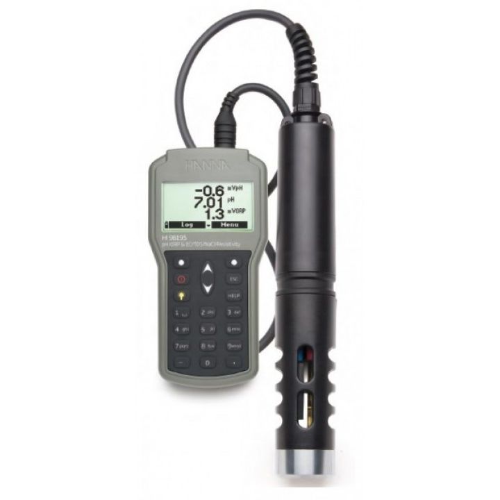 HI98195 Multiparameter - pH / ORP / EC / TDS / Salinity / Temp - with Complete Set