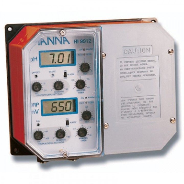HI9912-2 Industrial Grade pH & ORP Controller (Direct 230V outputs)