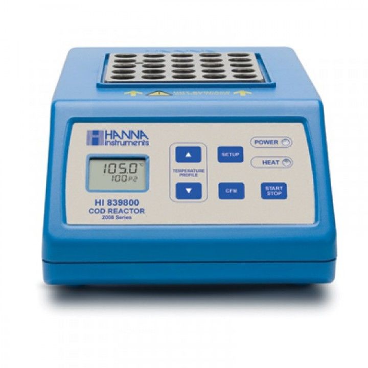 HI839800 COD Test Tube Heater with 25 Vial Capacity