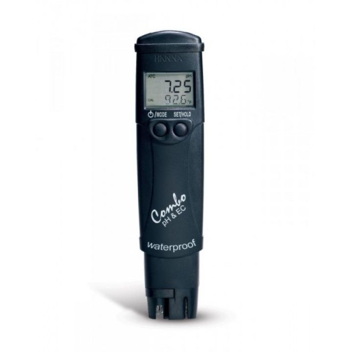 HI98130 COMBO Tester for pH/EC/TDS/C° up to 20 mS, waterproof
