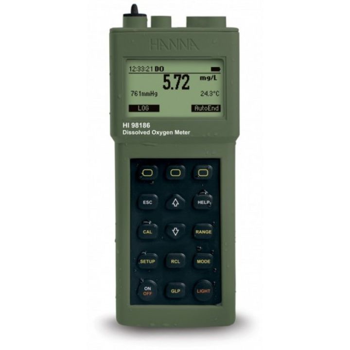 H98186 Dissolved Oxygen & BOD Meter / °C - Meter, polarographic DO probe