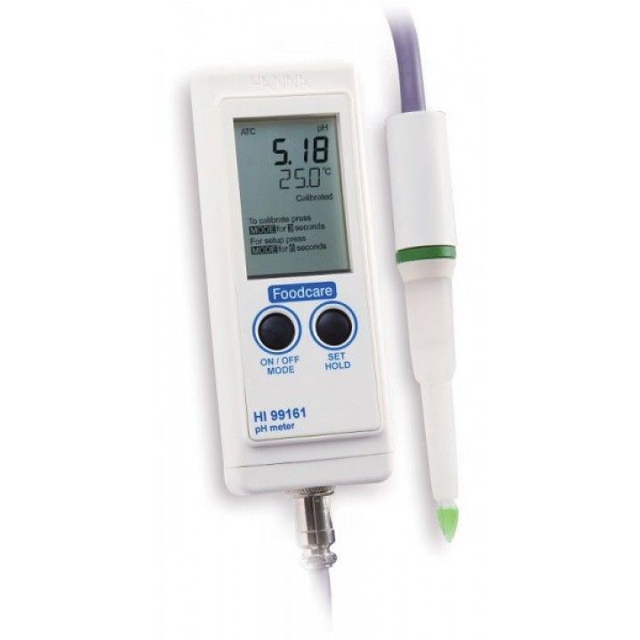 HI99161 FOODCARE pH Meter / Food and Dairy (HACCP Compliant)
