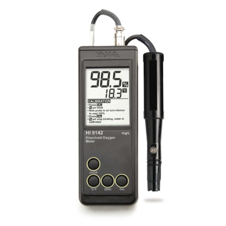 HI9142 Portable Waterproof Dissolved Oxygen Meter (0-19.9 mg/L)