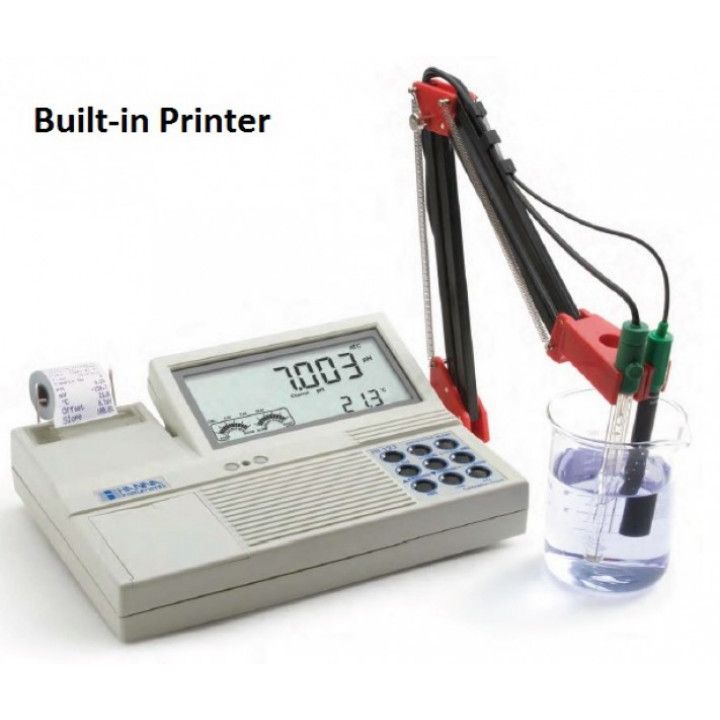 HI122 pH / ORP / °C Meter / 5-Point Calibration with Built-in Printer