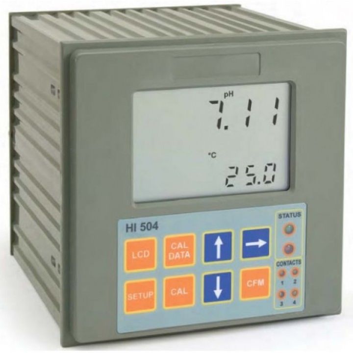 HI504224-2 pH/ORP Controller - 2 setpoints / digital and 2 analog outputs