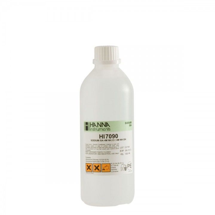 HI7090L* ISA solution for Sodium ISE, 500 ml Bottle