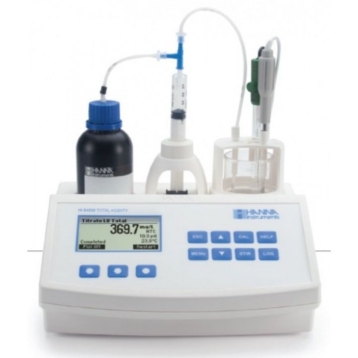 HI84530* Total Acidity Mini Titrator for Water Analysis