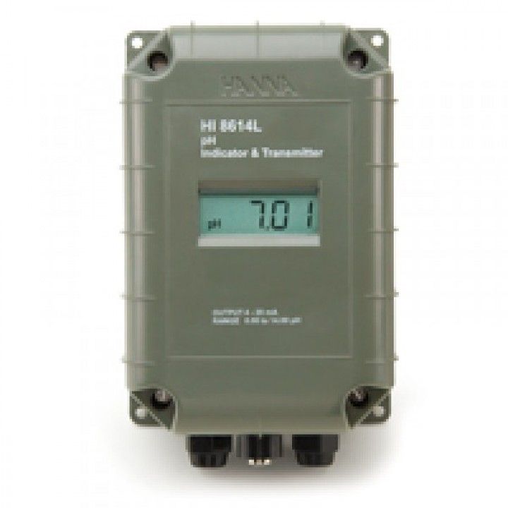 HI8614LN pH - Transmitter with LCD, 4 to 20 mA Ouput