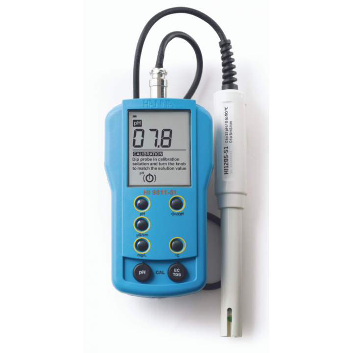 HI9811-51 pH/EC/TDS/ Temperature Portable Meters