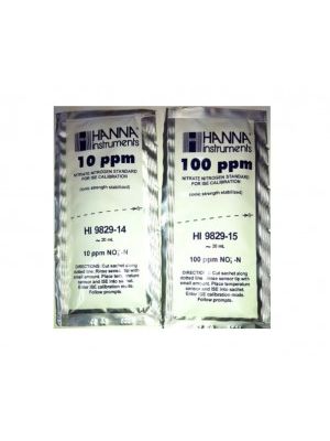 HI9829-14/15 Nitrate ISE 10 ppm and 100 ppm standard