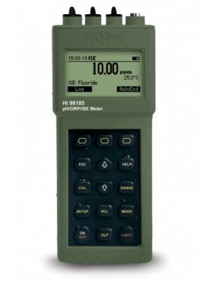 HI98185 pH / ORP / ISE / °C Meter + PC Interface, Waterproof