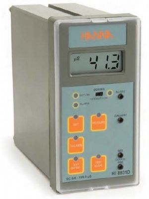 HI8931AN Conductivity Controller (0.1mS/cm resolution) with Input from Probe or Transmitter