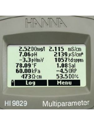 HI9829-03042 Multiparameter - Logging Probe - pH / ORP / EC / TDS / Salinity / DO / Turbidity / Temp