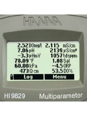 HI9829-00102 Multiparameter - pH / ORP / EC / TDS / Salinity / DO / Temp - 10m Cable Complete Set
