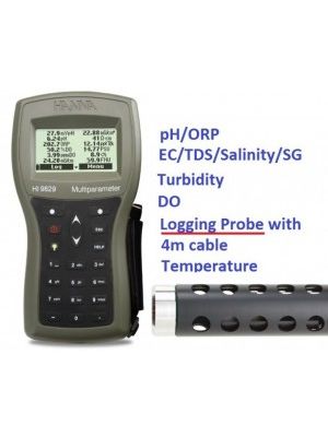HI9829-03042 Multiparameter - Logging Probe - pH / ORP / EC / TDS / Salinity / DO / Turbidity / Temp