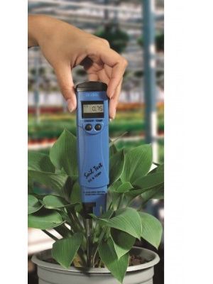 HI98331 Soil Test™ EC/C°-Tester, waterproof, with Batteries (0-3999 uS/cm)